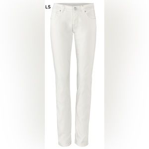 Cabi Slim Boyfriend White Jeans sz 8 style 5171